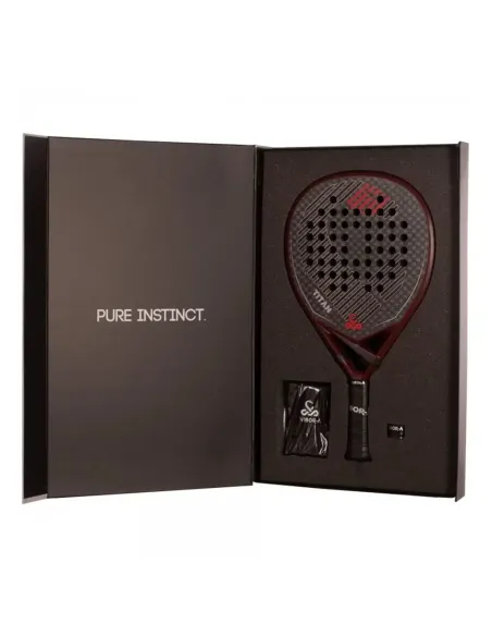 Padelschläger Vibor-A Titan 12K Rot | Ofertas De Padel